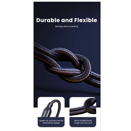 Cable UGREEN carga rapida, USB 2.0 a USB C, 6A, 2 metros