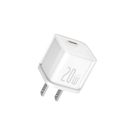 Cargador Rápido USB-C y Cable Nylon USB-C 1 Metro, Baseus, PD 20W