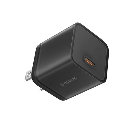 Cargador Rápido Tipo C, Baseus, 30W, Negro