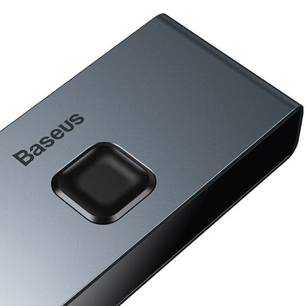 Switcher HDMI 2 en 1, Baseus, 4K