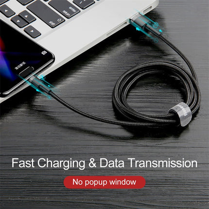 Cable Carga Rápida, USB-A a USB-C, Baseus, 2A, 480 Mbps