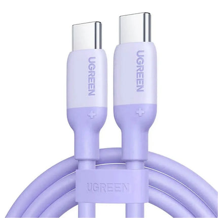 Cable Ugreen USB-C a USB-C 60W Lavanda 1 Metro