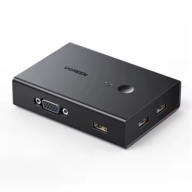 Conmutador KVM VGA 1 Entrada 2 Salidas PC TV Monitor Ugreen