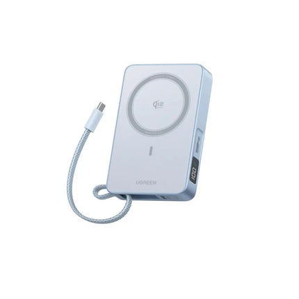 Batería Portátil Magnético 30W C/Cable UBS-C Carga Rápida Ugreen
