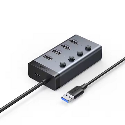 HUB UGREEN USB 3.0 de 4 puertos Velocidad 5Gbps