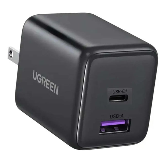 Cargador Carga Rápida 30W UGREEN USB-C y USB-A