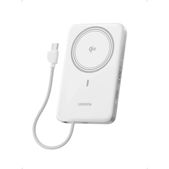 Batería Portátil Magnético 30W Con Cable UBS-C Carga Rápida Ugreen