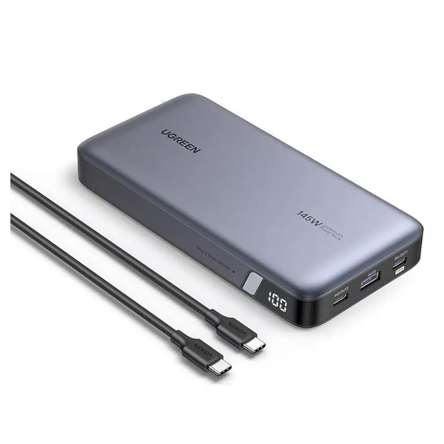 Batería Portátil 145W 25000mAh Carga Rápida, Ugreen, 3 Puertos
