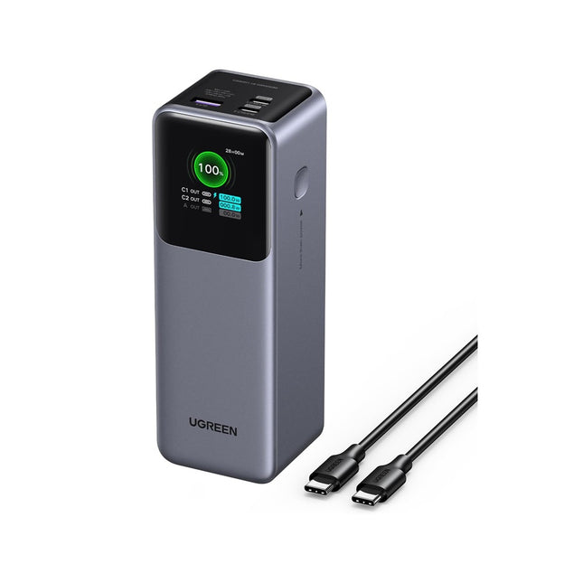 Batería Externa Portátil Ugreen 200W Gris 25000mAh