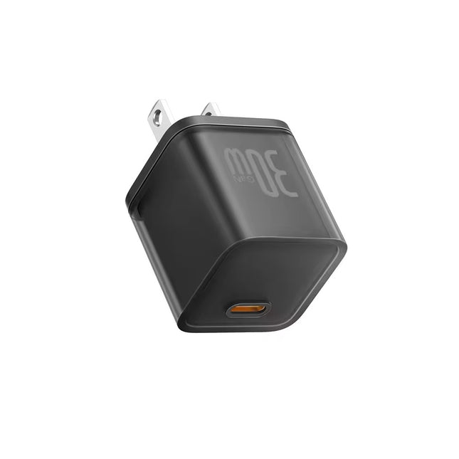 Cargador Rápido Tipo C y Cable Nailon Tipo C 1 Metro, Baseus, PD 30W,