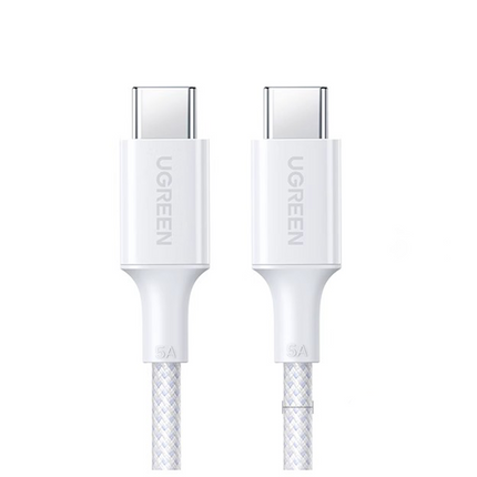 Cable USB-C A USB-C 100W 5A 2 Metros Blanco Ugreen