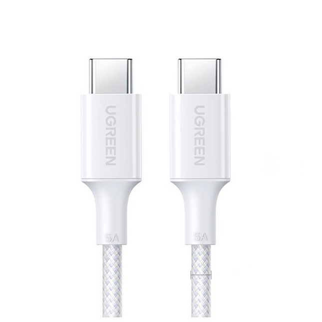 Cable USB-C A USB-C 100W 5A 2 Metros Blanco Ugreen