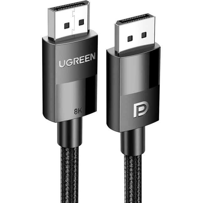 Cable DisplayPort DP UGREEN 1.4 HDR, Trenzado 8K@60Hz, 3 metros, Macho a Macho