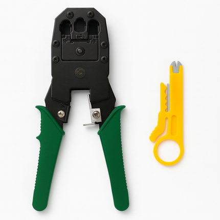 Kit Crimpeadora Ponchador RJ11/RJ12/RJ45 y