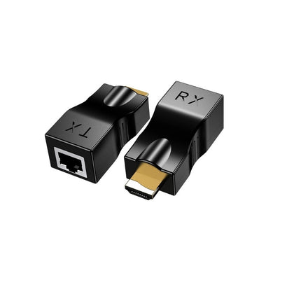 Adaptador Extensor HDMI a Red Rj45 Cat5e/6 Utp, 30 Metros