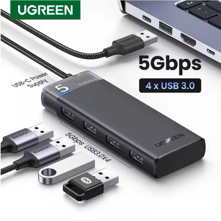 Hub USB 3.2 UGREEN, 4 puertos, 5Gbps