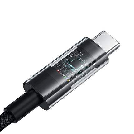 Cable Carga Rápida, USB-A a USB-C, Baseus, 2 Metros, Negro