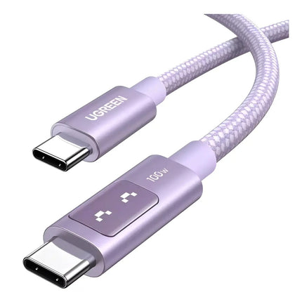 Cable USB-C Carga Rapido 100W Ugreen 1 M 480 Transf. Purpura