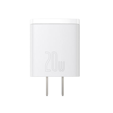 Cargador Rápido 20W USB-C y USB-A Compacto Baseus