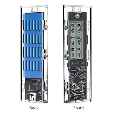 Carcasa para SSD M.2 NGFF Y NVMe, Externo, USB 3.2, Tipo-C
