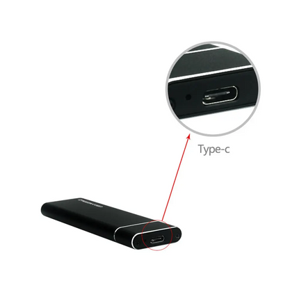 Carcasa para SSD M.2 NGFF Y NVMe, Externo, USB 3.1, Tipo-C