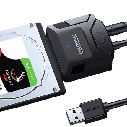Adaptador sata UGREEN USB 3,0 SSD/HDD 3,5 y 2,5