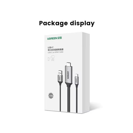 Cable USB-C a HDMI y USB-A UGREEN, 1.5 metros