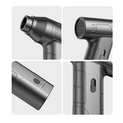 Pistola de Aire Comprimido, 2 funciones Sopla y Aspira 120000 RPM, Para Laptop, PC