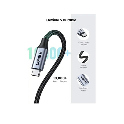 Cable de extensión UGREEN USB C, USB 3.1 Gen 2, 1M, Macho a Hembra