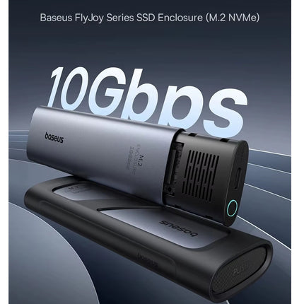 Carcasa para SSD M.2 10Gbps, NVMe USB 3.2 Soporta 8TB Baseus