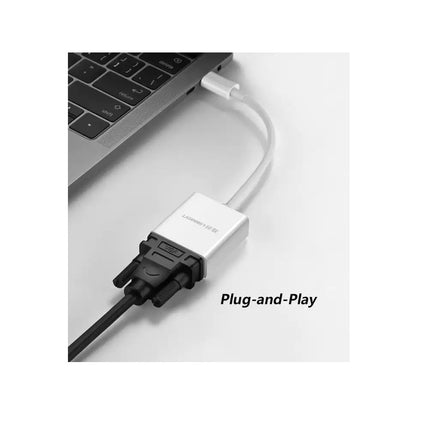 Adaptador UGREEN USB C Macho a VGA hembra 1920x1080P@60Hz