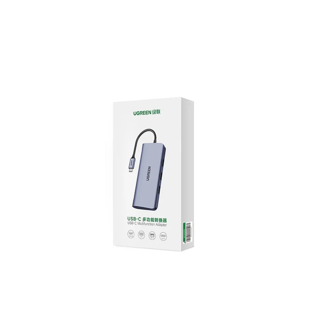 Adaptador UGREEN 6 en 1 USB-C Hub, 3*USB 3.0, HDM 4K, VGA, USB-C
