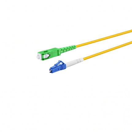 Patchcord de Fibra SC/APC-LC/UPC 3mm PVC G652D 3m Pack 20 Unid