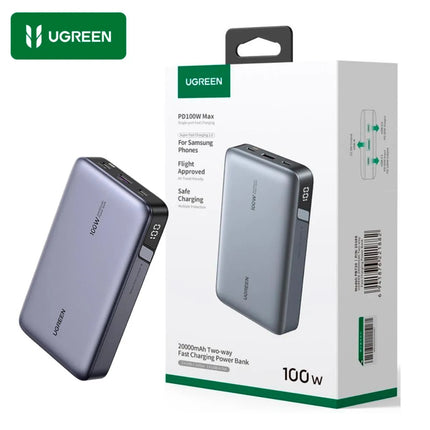Batería portátil 100W Carga Rápida 3 Puertos Ugreen