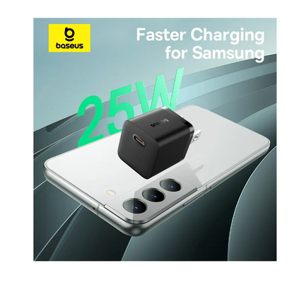 Cargador Rápido Tipo C, Baseus, 25W