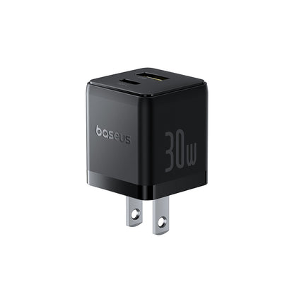 Cargador Rápido 30W USB-C y USB-A, Baseus