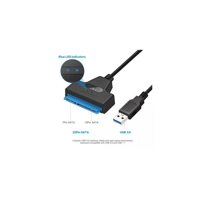Cable Adaptador Usb 3.0 A Sata P/ Disco Hdd Y Ssd De 2.5