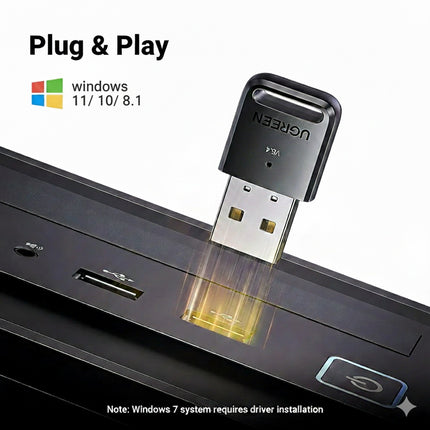 Adaptador Bluetooth 5.4 Plug And Play Ugreen