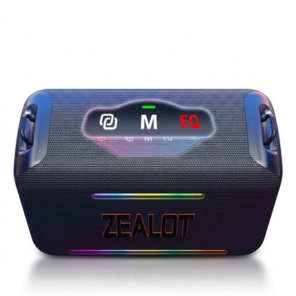 Parlante inalámbrico Zealot S95M 120W 2 Micrófonos, IPX6