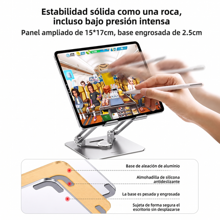 Soporte Giratorio 360 para Tablet, Aluminio, Ugreen