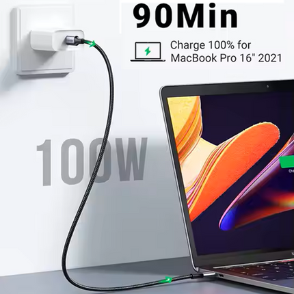Cable Carga Rápida USB-C a USB-C, 100W UGREEN para iPhone 15