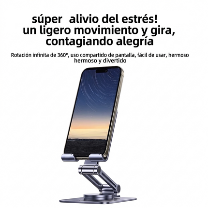 Soporte para Celular, Ajustable, Gira 360°, Aluminio, Ugreen