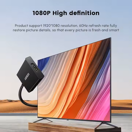 Adaptador VGA Macho a HDMI Hembra 1920x1080/6Hz Ugreen