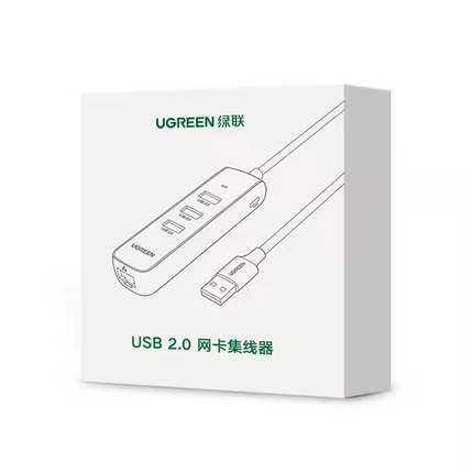 Hub USB 3.0 5 en 1 USB 3.0x3  RJ45x1 Ugreen