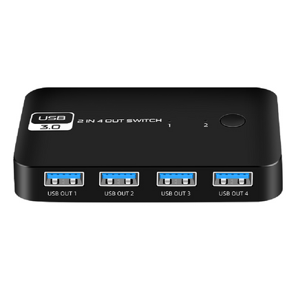 Switch Extensor USB3.0 2 Entradas 4 salidas