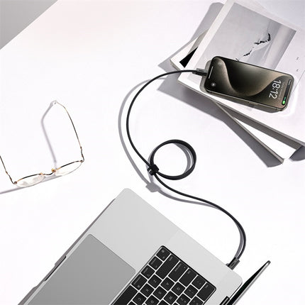 Cable de Datos Carga Rápida, USB-C a USB-C, Baseus, 2 Metros, 100W
