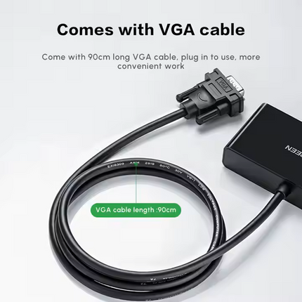 Conmutador VGA 1 Entada a 2 salidas macho a 2 hembra Ugreen
