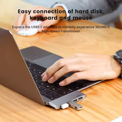 Adaptador 4 en 1 USB-C a USB 3.0x4 Ugreen