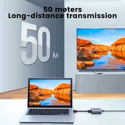 Extensor Ethernet HDMI UGREEN 1080P/60Hz Transmisión 50 Metros