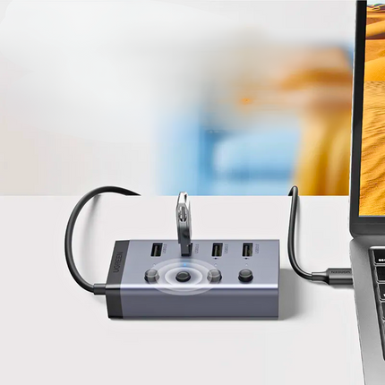 HUB UGREEN USB 3.0 de 4 puertos Velocidad 5Gbps